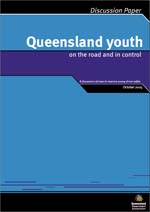 An image of the front cover of the young drivers discussion paper.