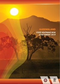 Image of the cover of the Queensland State Heatwave Risk Assessment 2019 (SHRA) report 